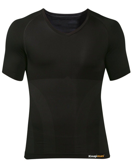 Knapman Zoned Cotton Comfort shirt black