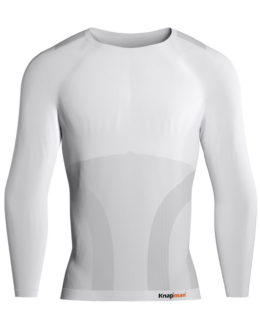Knap'man Pro Performance Baselayer Shirt Long Sleeve White