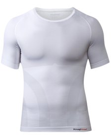 Knap'man compression shirt crew neck white
